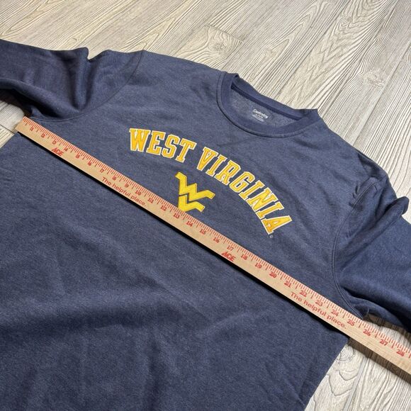WVU West Virginia Mountaineers Crewneck Sweatshirt Men’s XL Gray Sewn New - Picture 6 of 10